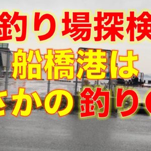 千葉港 葛南東部地区 船橋港 は基本的に釣り禁止らしい 東京湾奥釣り場探検隊 動画で東京 千葉 神奈川の海 川 池 沼などの釣り場を紹介