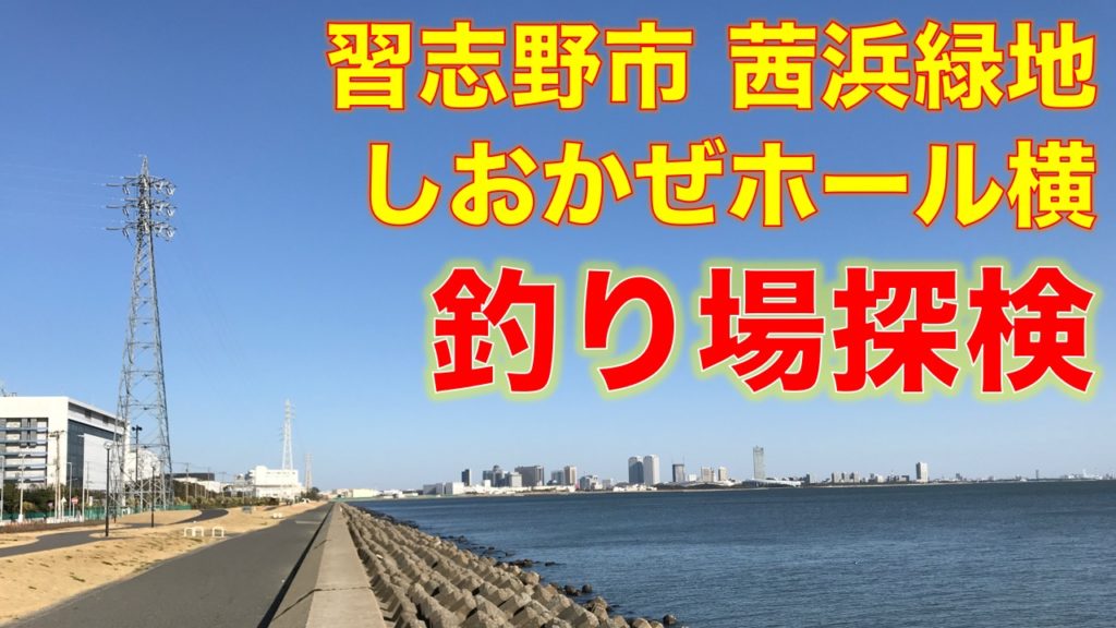 茜浜緑地しおかぜホール横の釣り場｜無料駐車場あり、穴釣り、投げ釣り、オフショアギングができる