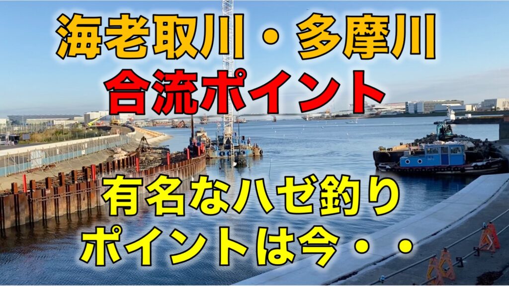 ハゼ釣りの名所「海老取川・多摩川合流ポイント」の釣り場